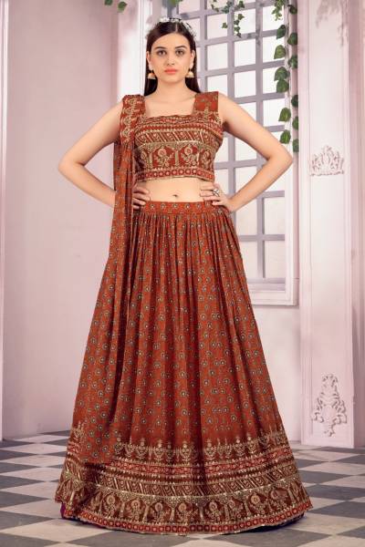 1929C By Amoha Designer Readymade Lehenga Choli Collection